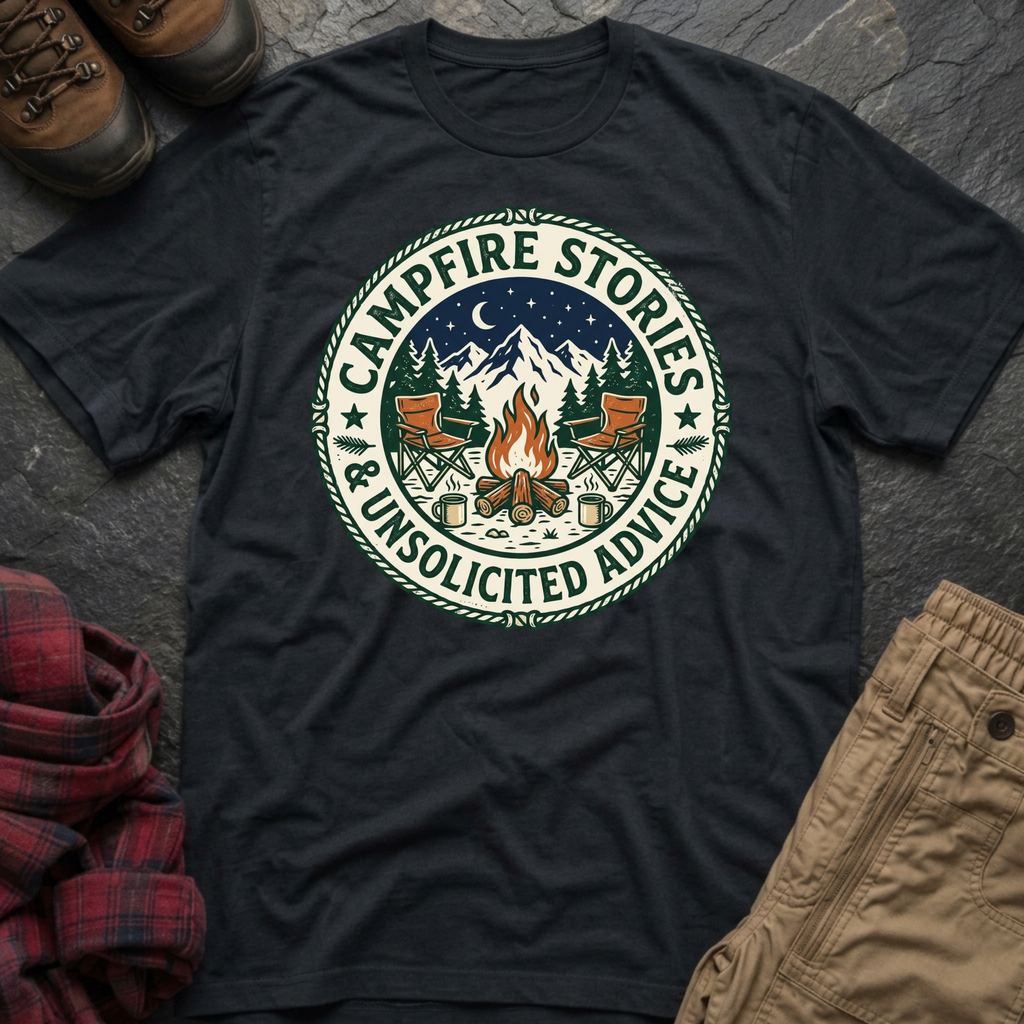 Campfire Stories & Unsolicited Advice T-Shirt