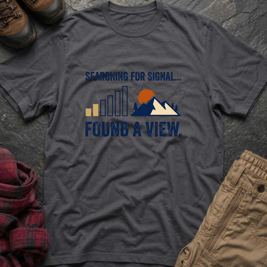 Searching For Signal Found A View T-Shirt
