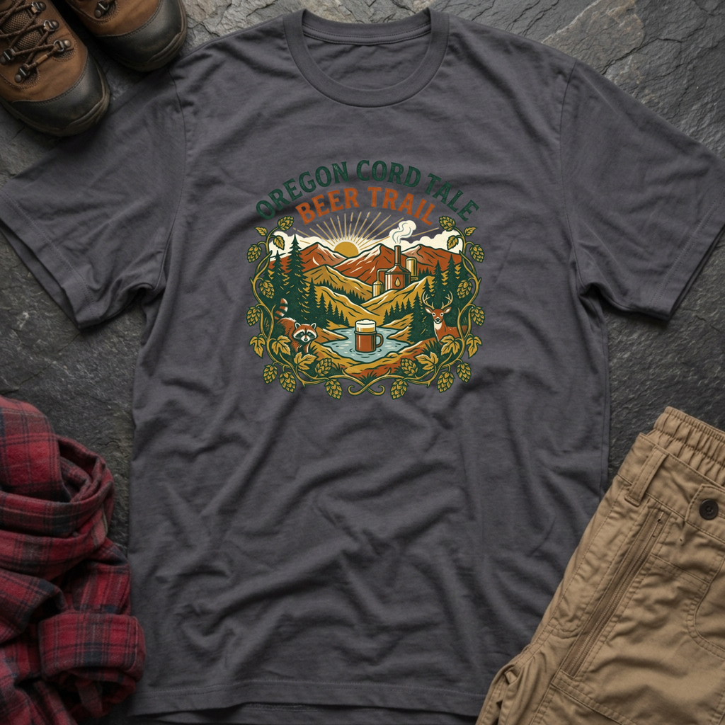 Oregon Cord Tale Beer Trail T-Shirt