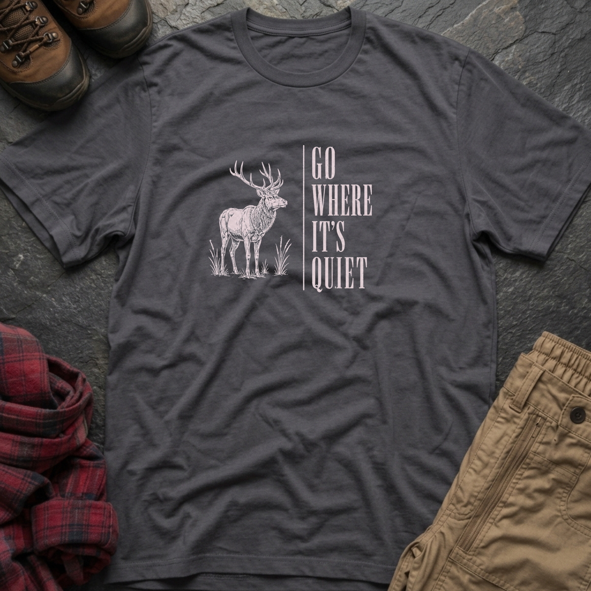 Go Where It's Quiet T-Shirt