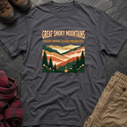 Great Smoky Mountains Foggy Views Clear Priorities T-Shirt