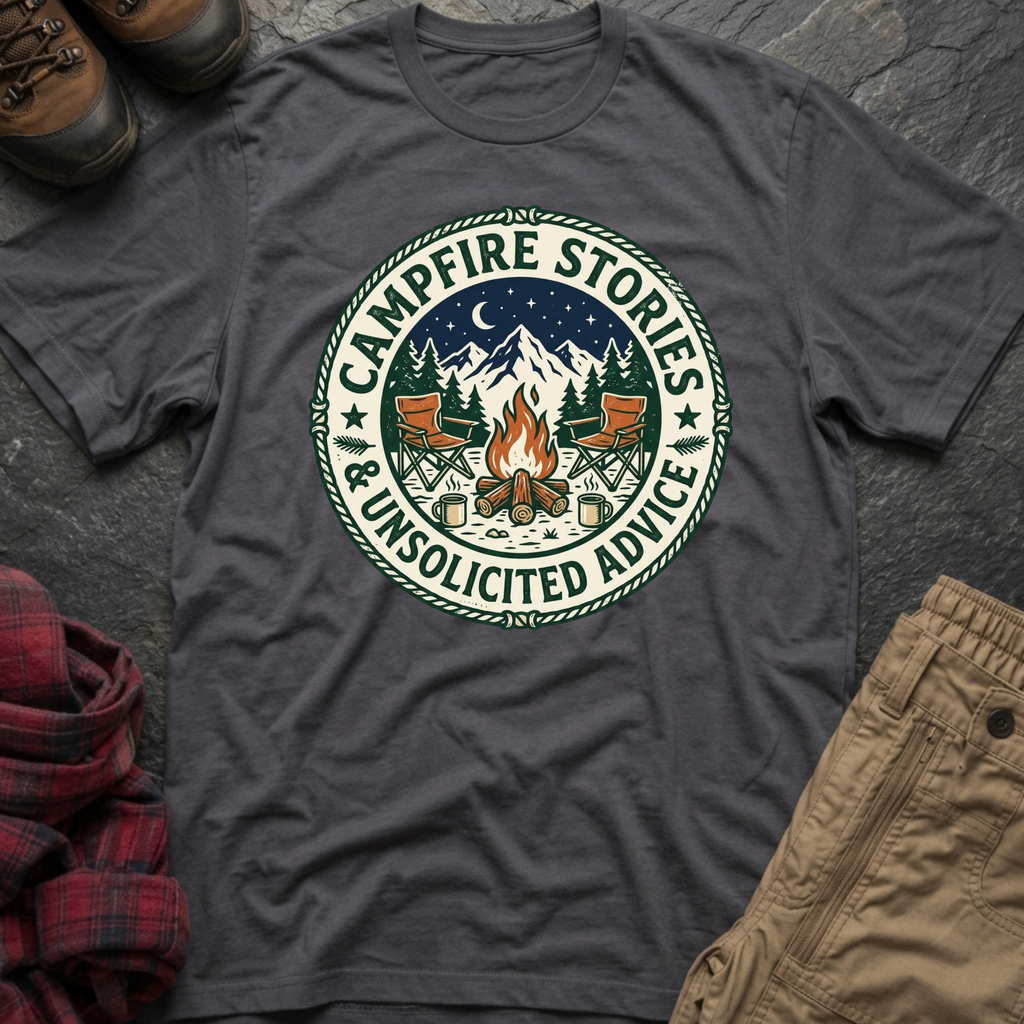 Campfire Stories & Unsolicited Advice T-Shirt