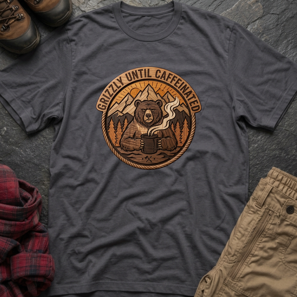 Grizzly Until Caffeinated T-Shirt