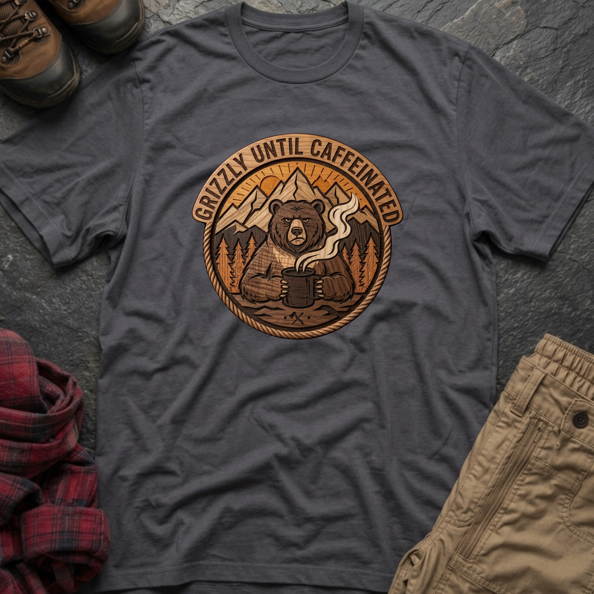 Grizzly Until Caffeinated T-Shirt