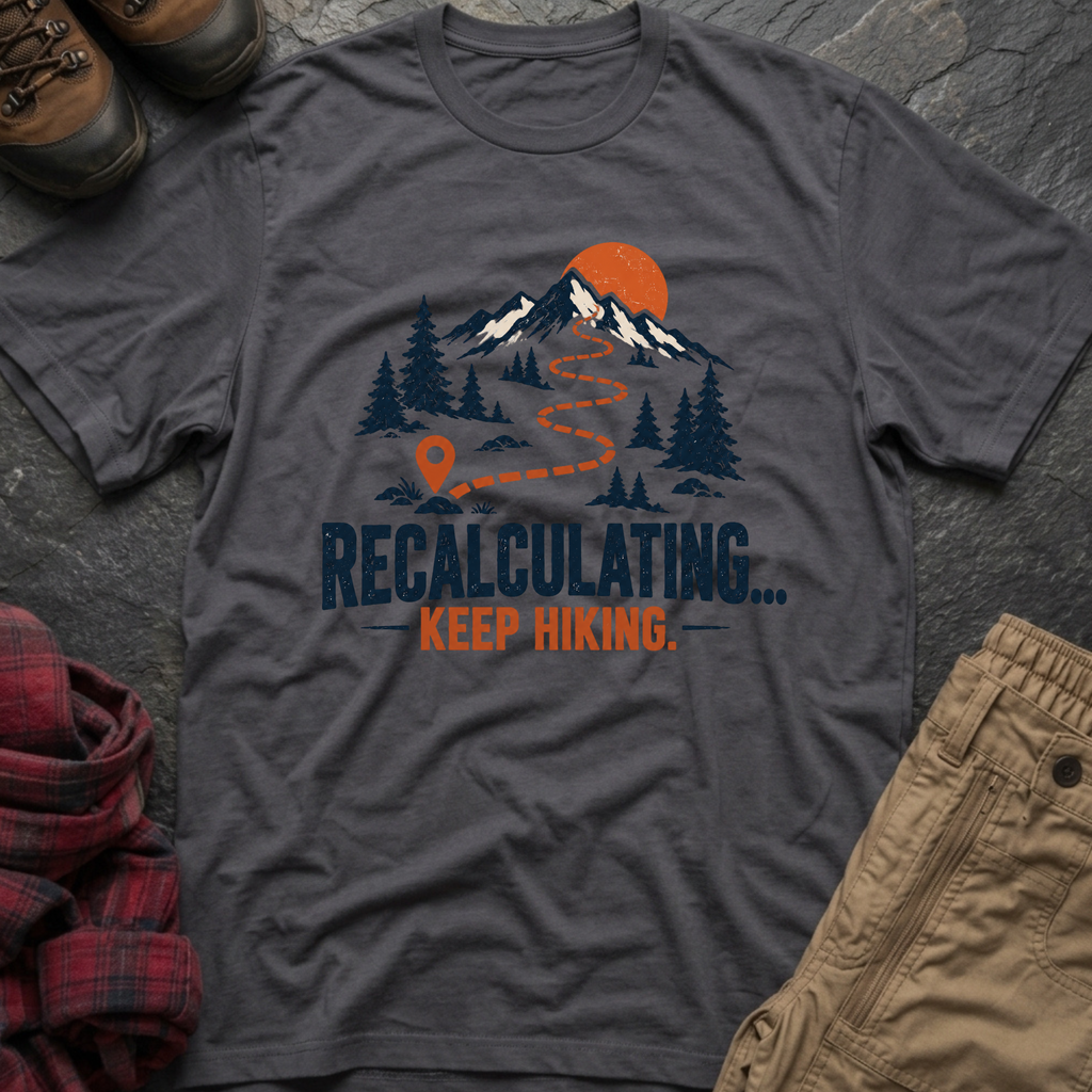 Recalculating Keep Hiking T-Shirt