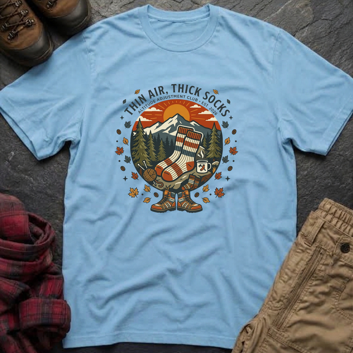 Thin Air Thick Socks T-Shirt