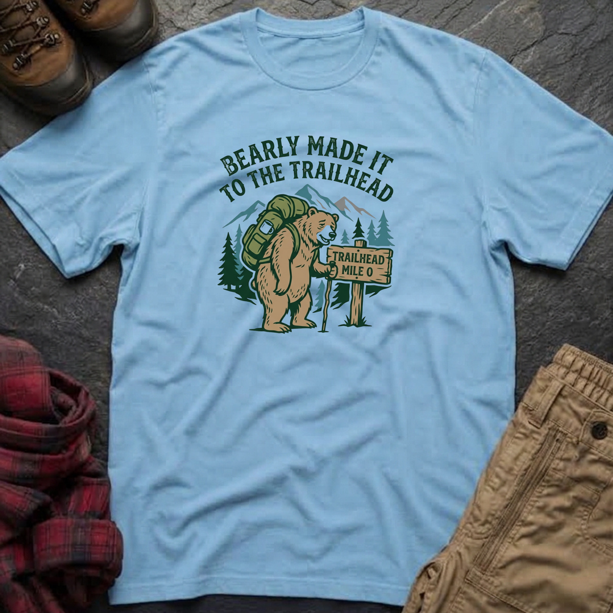 Bearly Made It To The Trailhead T-Shirt