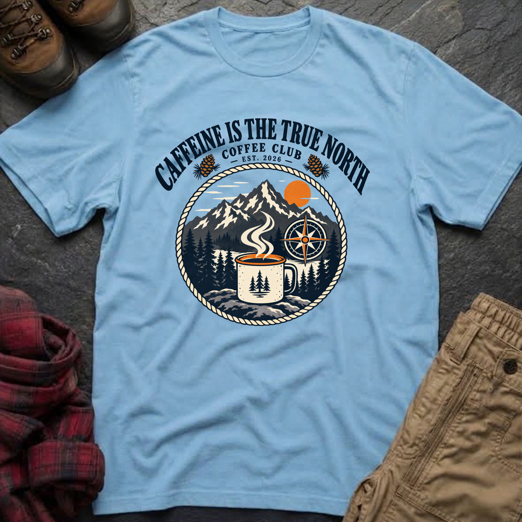 Caffeine Is The True North T-Shirt