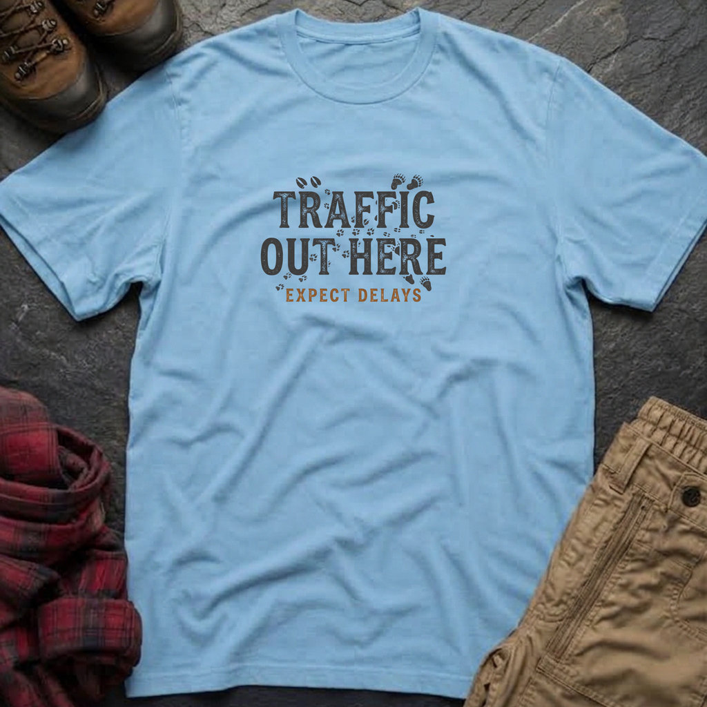 Traffic Out Here Expect Delays T-Shirt