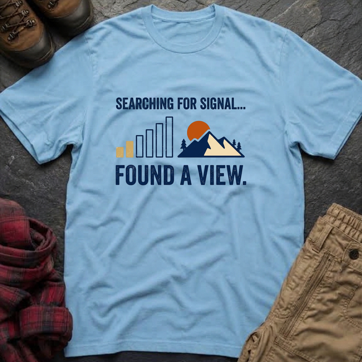 Searching For Signal Found A View T-Shirt