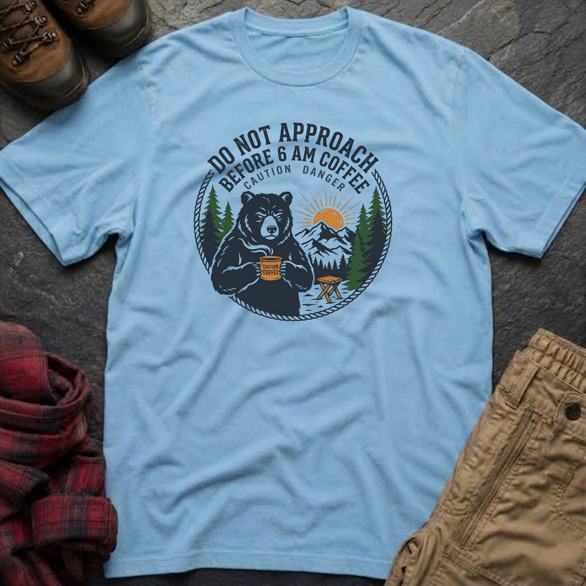 Don't Approach Before 6AM Coffee T-Shirt