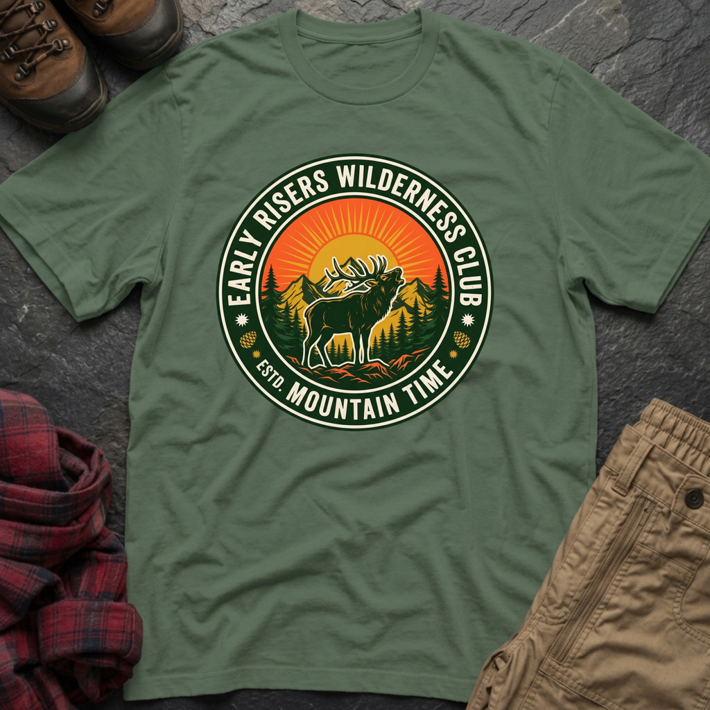 Early Risers Wilderness Club T-Shirt