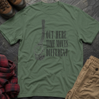 Out Here Time Moves Different T-Shirt