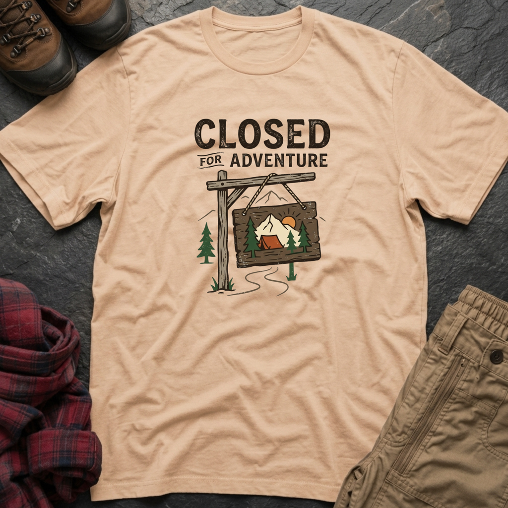Closed For Adventure T-Shirt