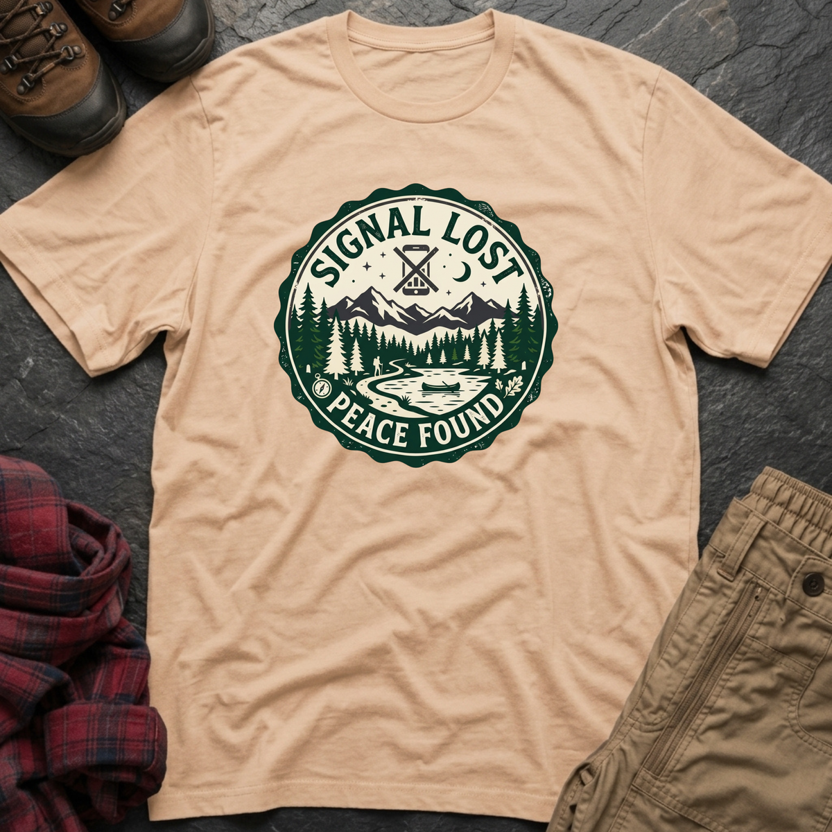 Signal Lost Peace Found T-Shirt
