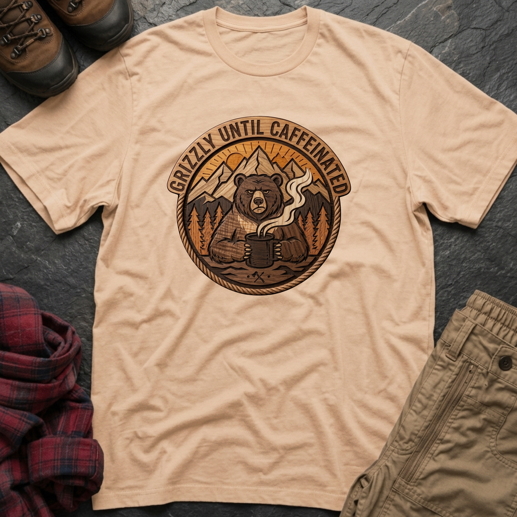 Grizzly Until Caffeinated T-Shirt