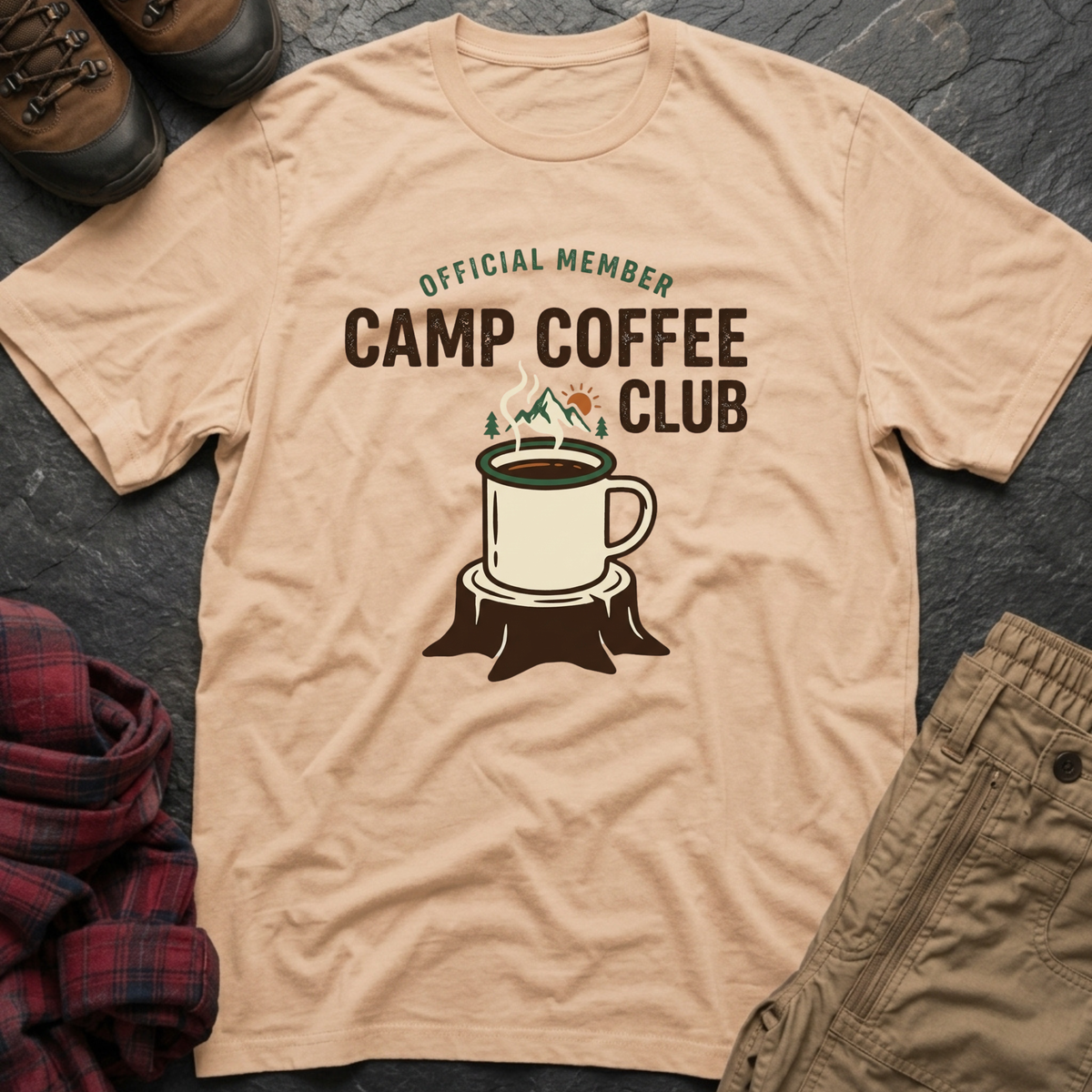 Camp Coffee Club T-Shirt