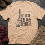 Out Here Time Moves Different T-Shirt