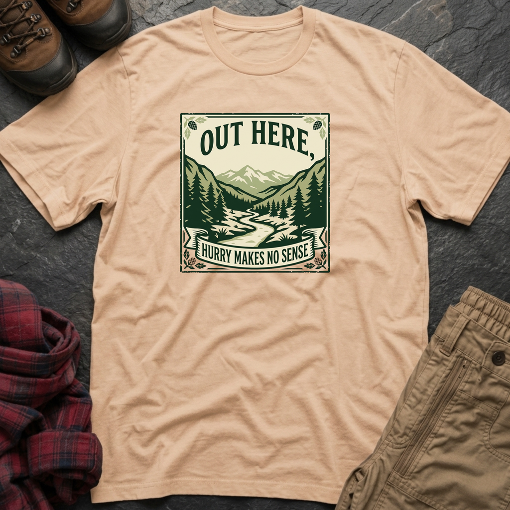 Out Here Hurry Makes No Sense T-Shirt