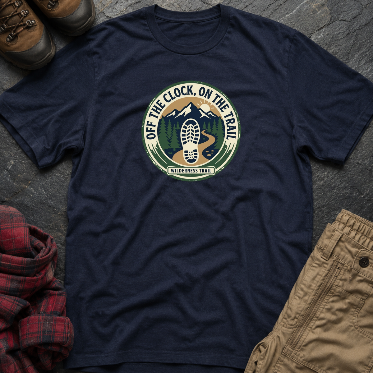 Off The Clock On Trail T-Shirt