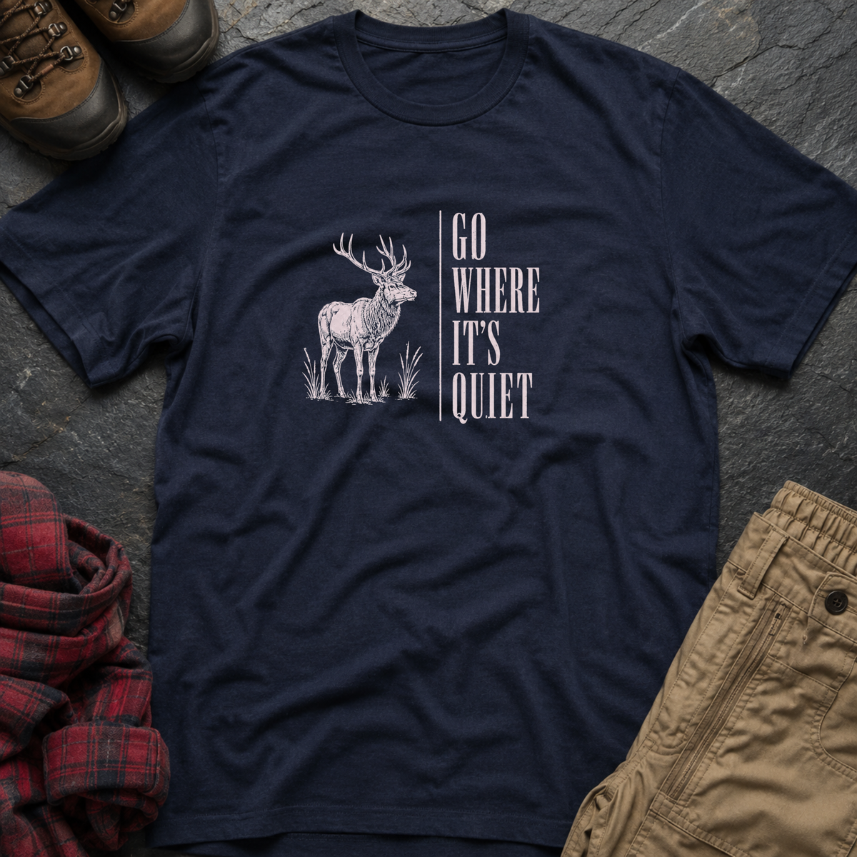 Go Where It's Quiet T-Shirt