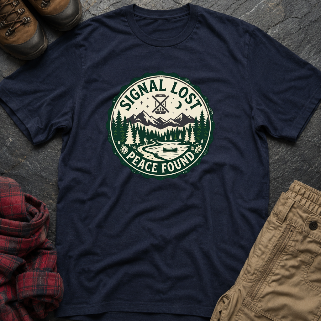 Signal Lost Peace Found T-Shirt
