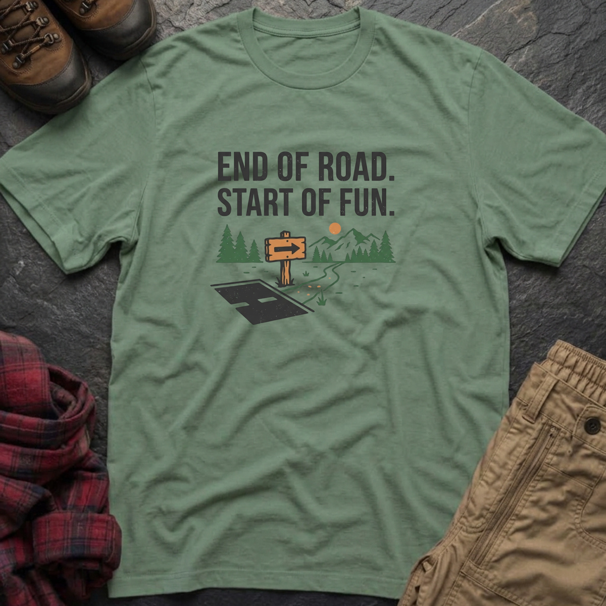 End Of Road Start Of Fun T-Shirt