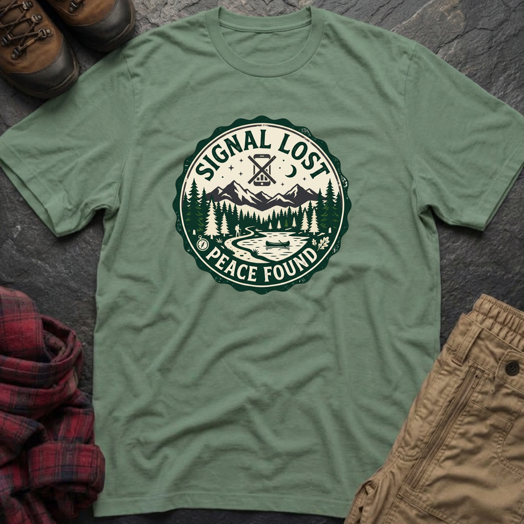 Signal Lost Peace Found T-Shirt