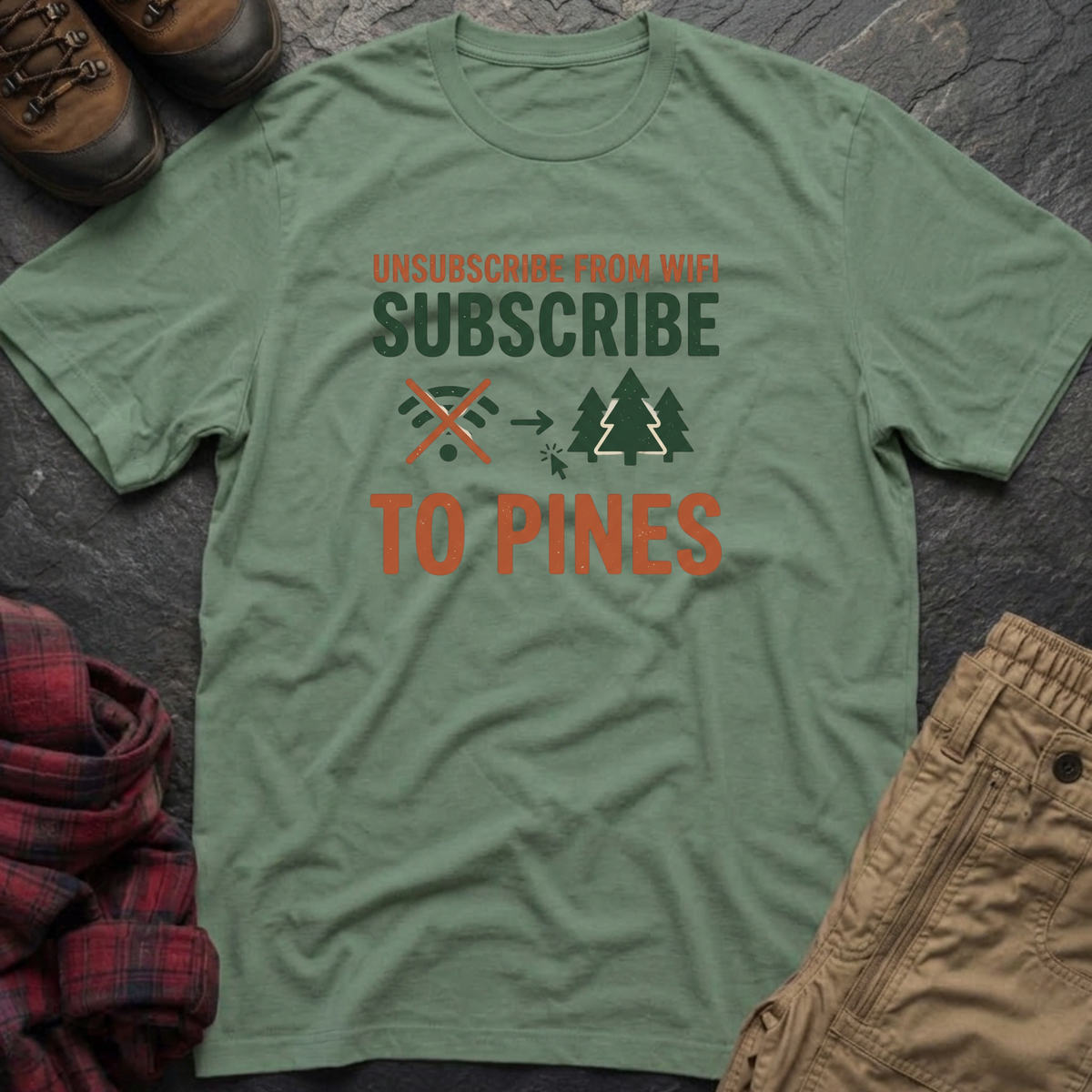 Unsubscribe From WIFI Subscribe To Pines T-Shirt