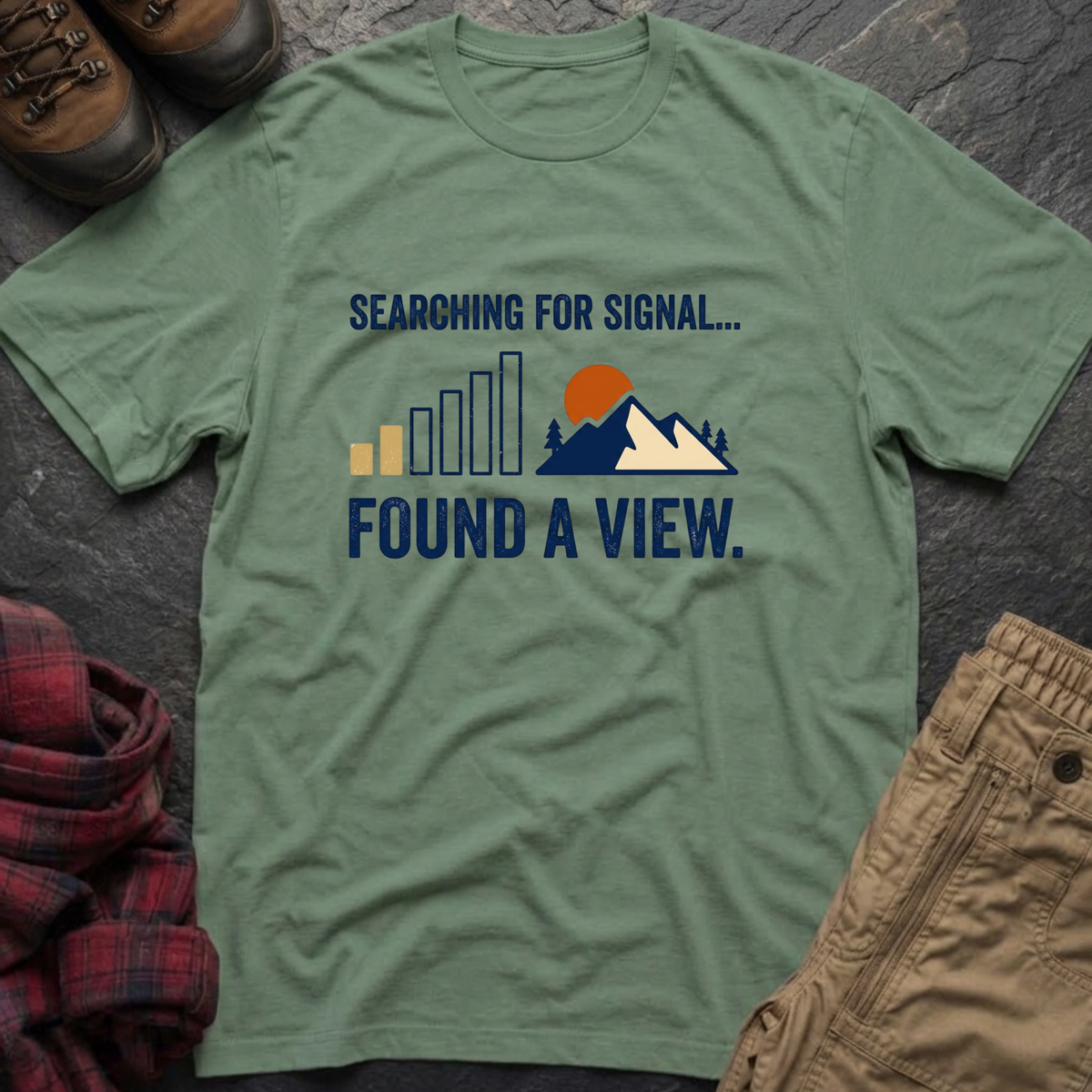Searching For Signal Found A View T-Shirt