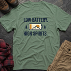 Low Battery High Spirits T-Shirt