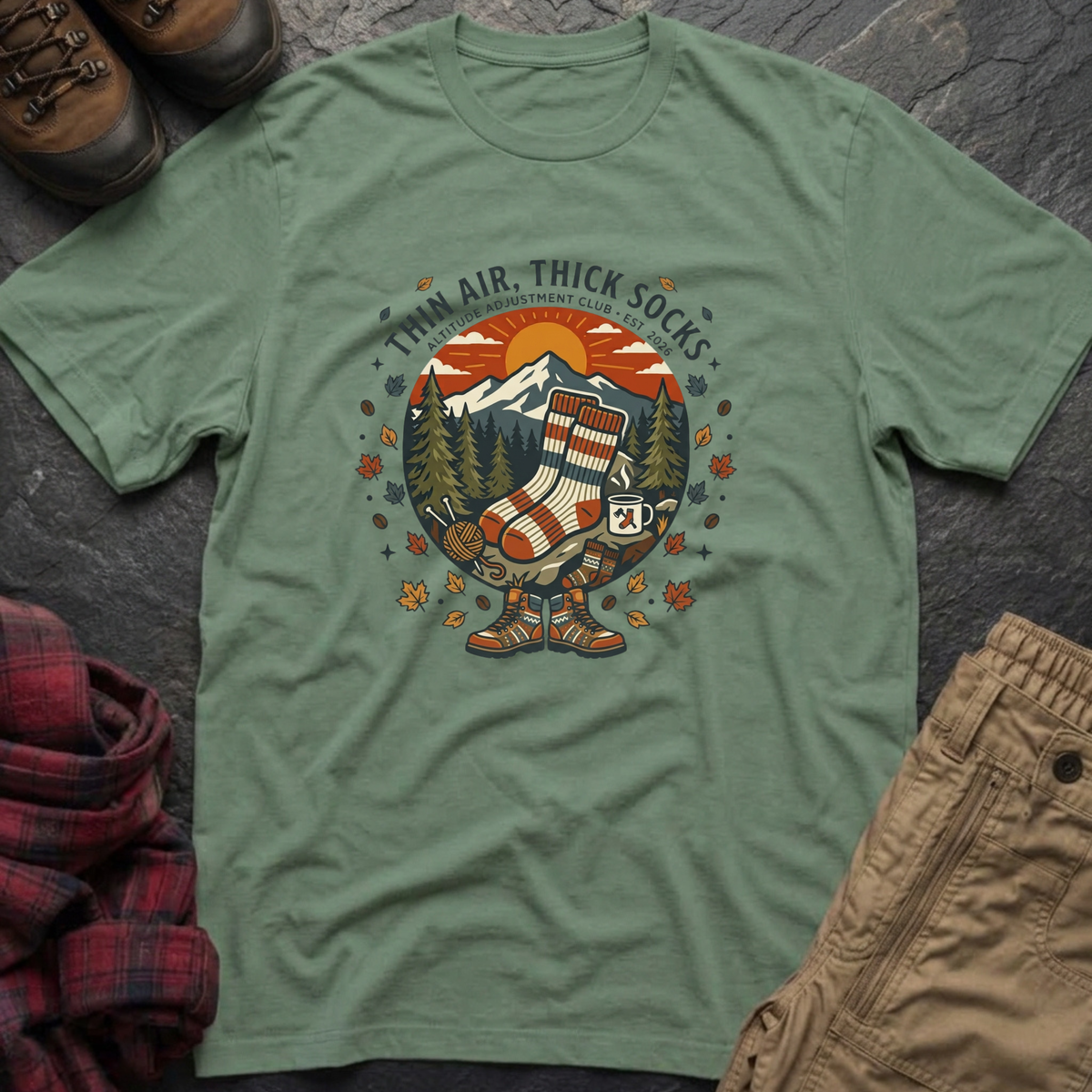 Thin Air Thick Socks T-Shirt