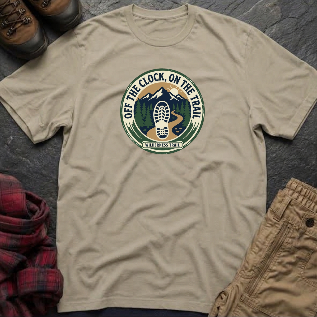 Off The Clock On Trail T-Shirt
