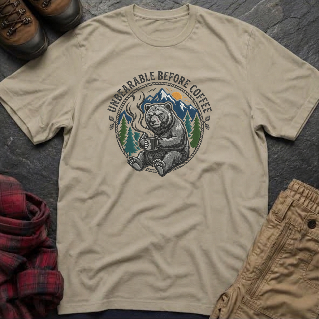 Unbearable Before Coffee T-Shirt