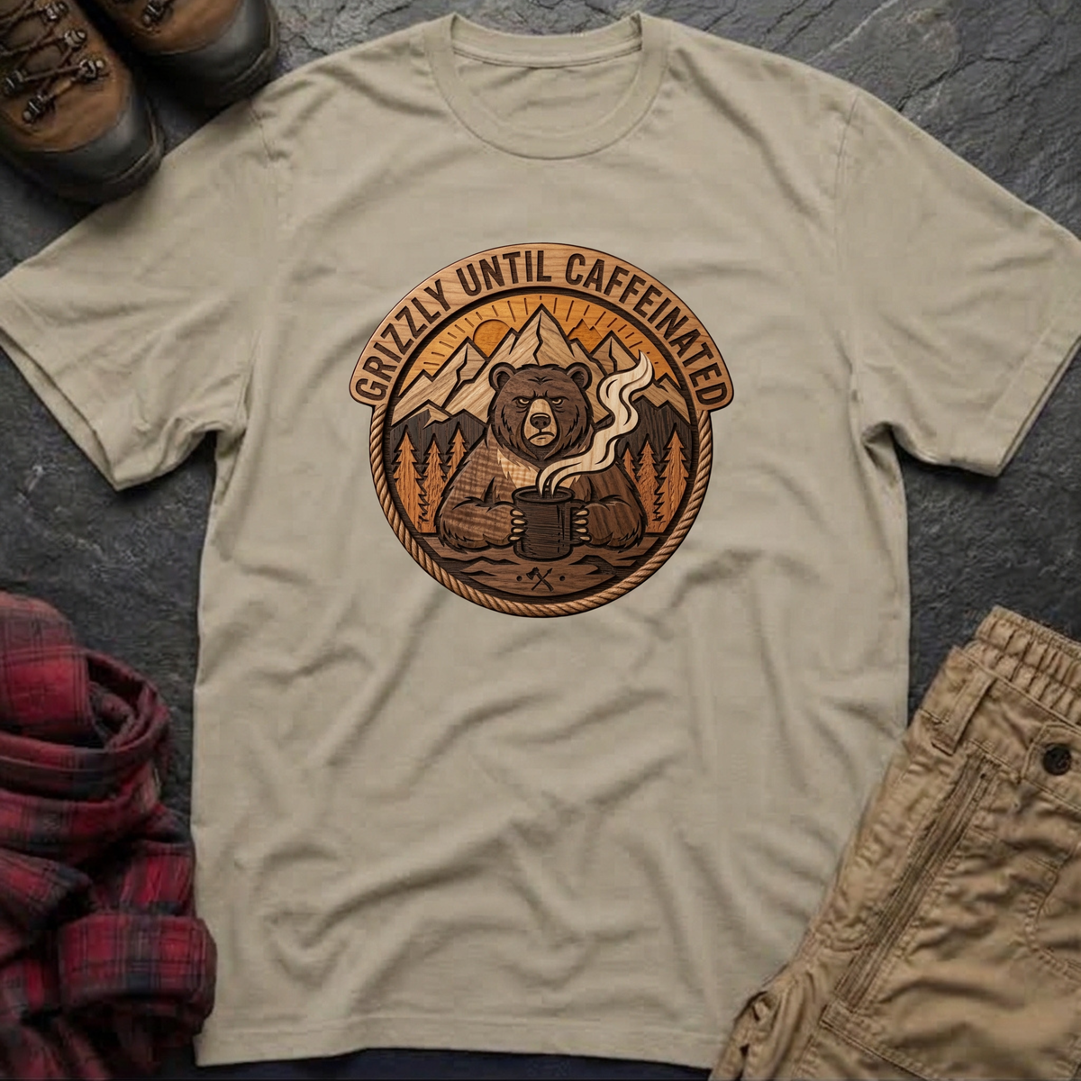 Grizzly Until Caffeinated T-Shirt