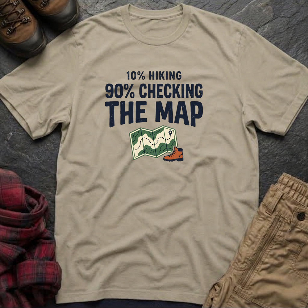 10% Hiking 90% Checking T-Shirt
