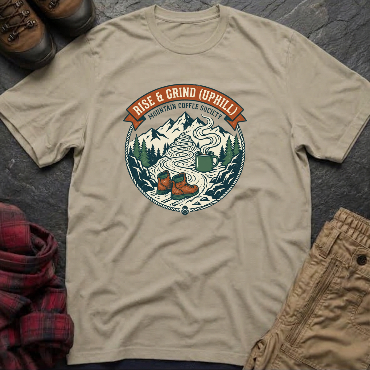 Rise & Grind Uphill T-Shirt