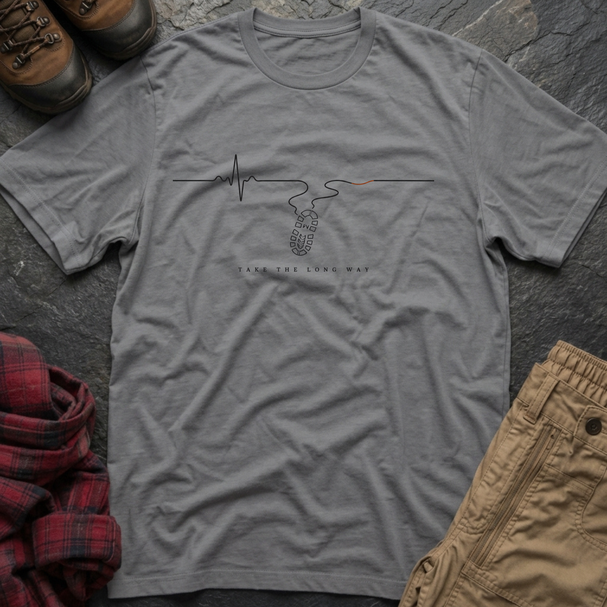 Take The Long Way Boot T-Shirt