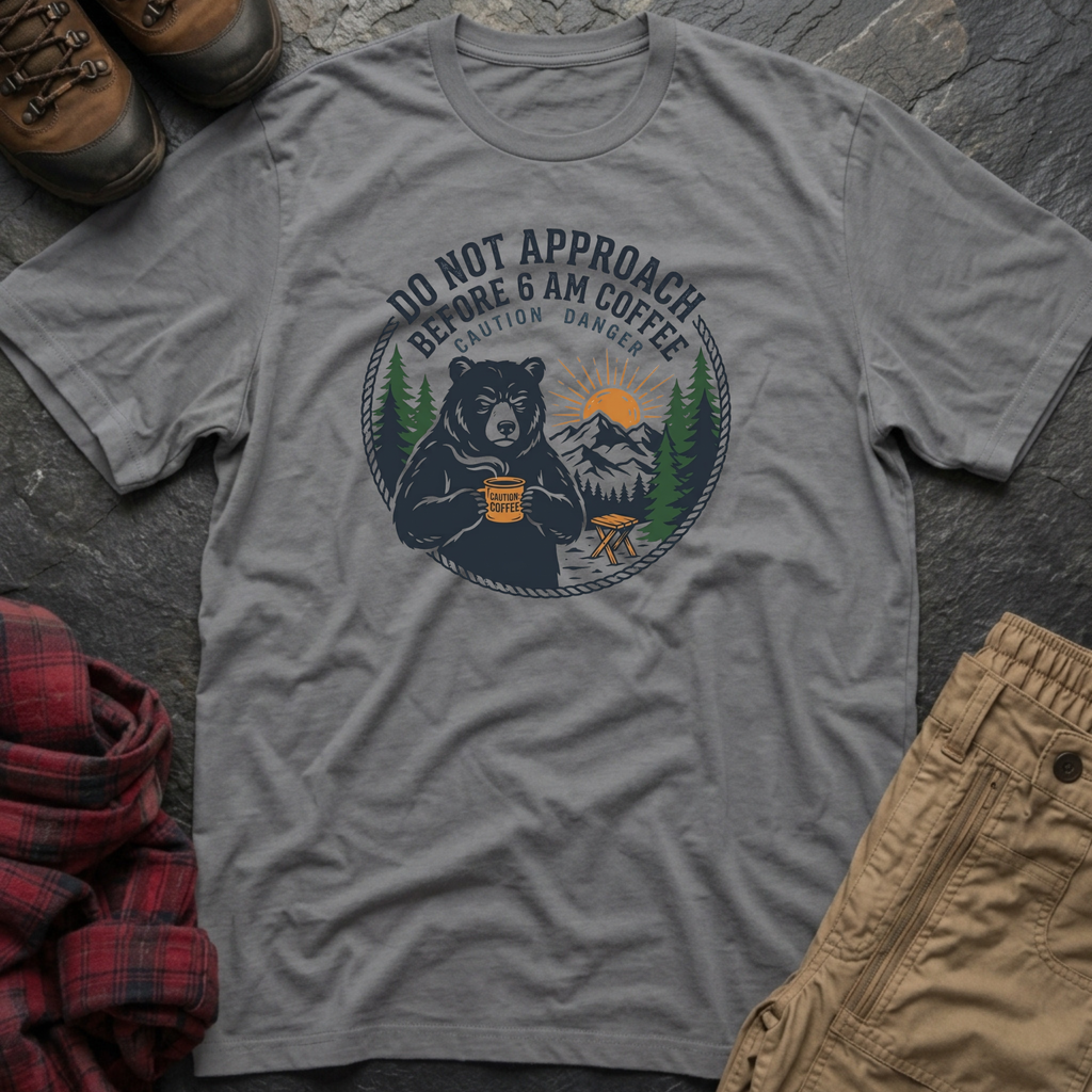 Don't Approach Before 6AM Coffee T-Shirt
