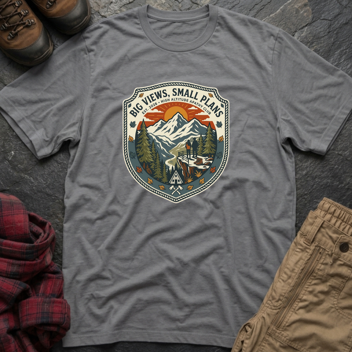 Caffeine & Campfire Committee T-Shirt