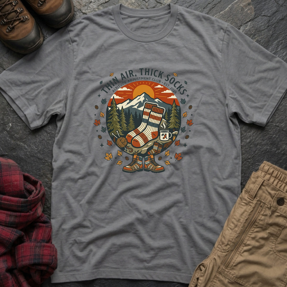 Thin Air Thick Socks T-Shirt