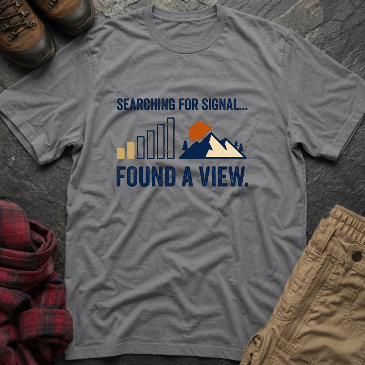 Searching For Signal Found A View T-Shirt