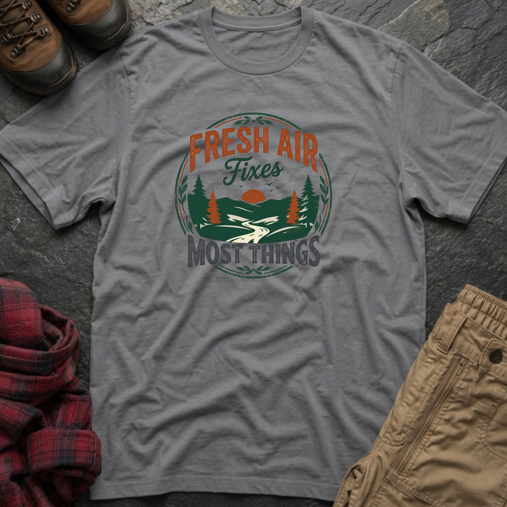 Fresh Air Fixes Most Things T-Shirt