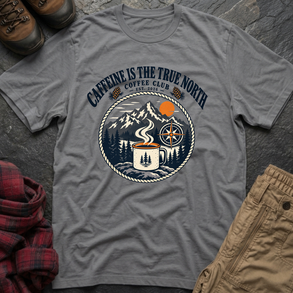 Caffeine Is The True North T-Shirt