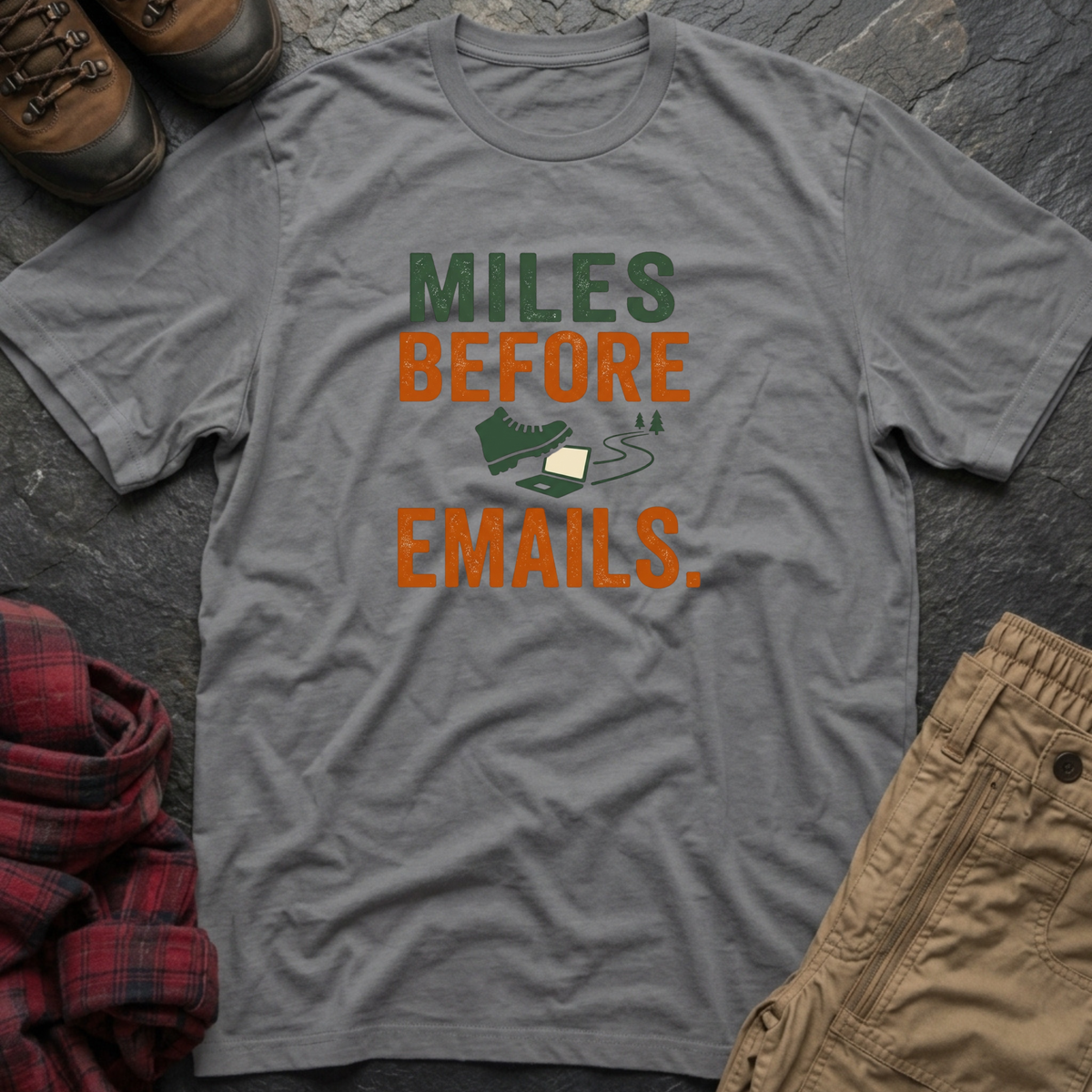 Miles Before Emails T-Shirt