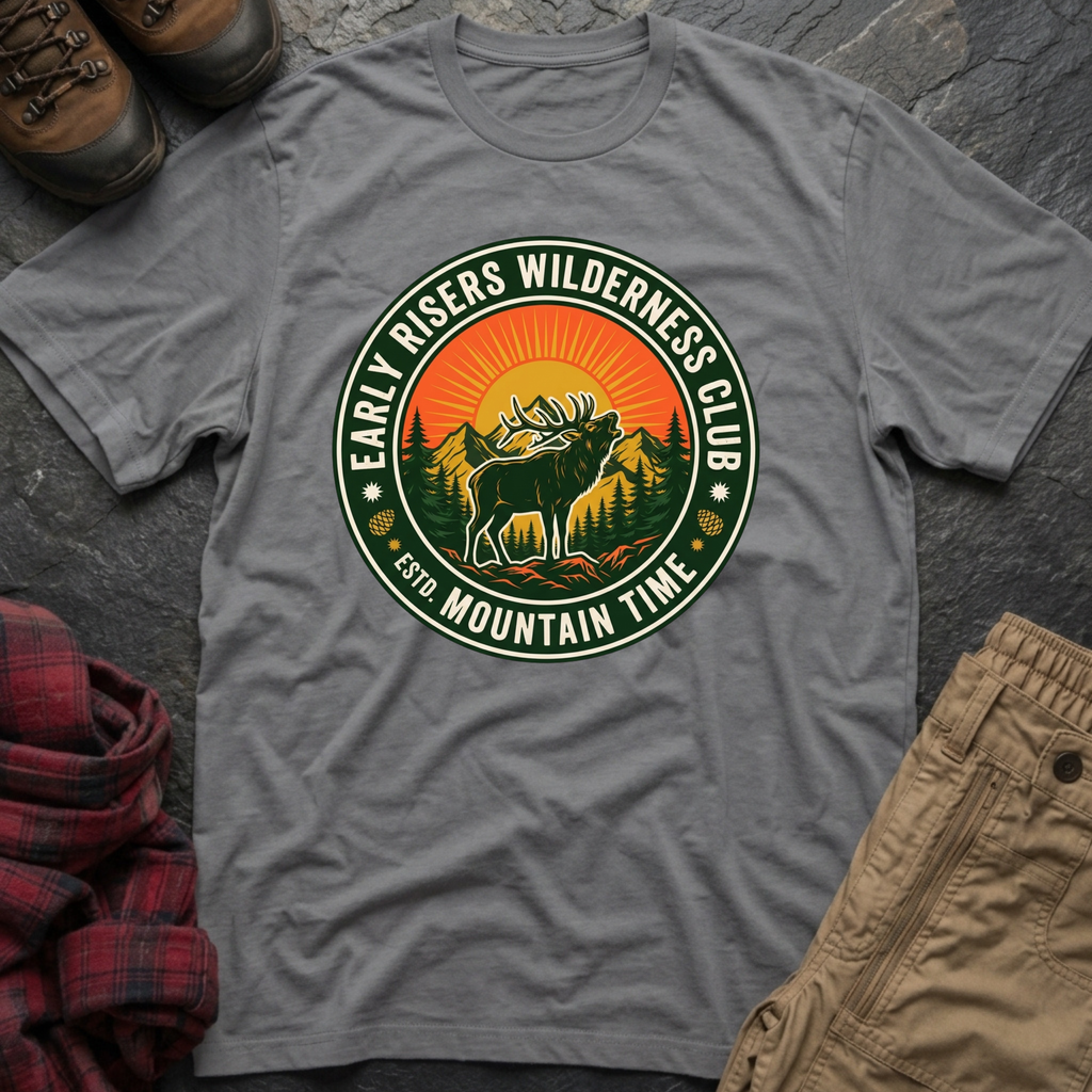 Early Risers Wilderness Club T-Shirt