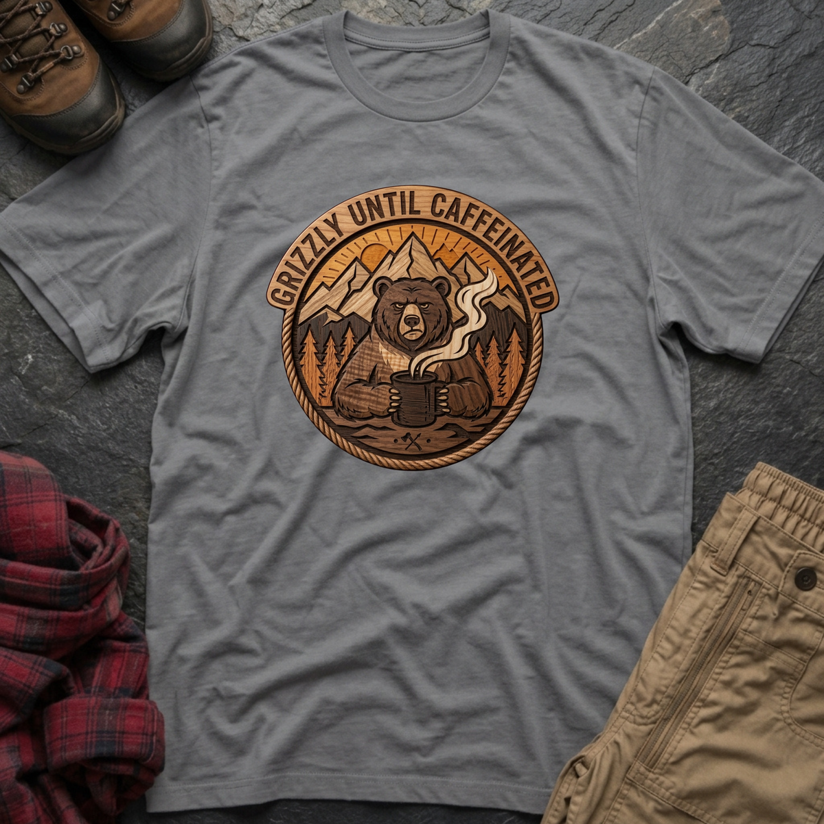 Grizzly Until Caffeinated T-Shirt