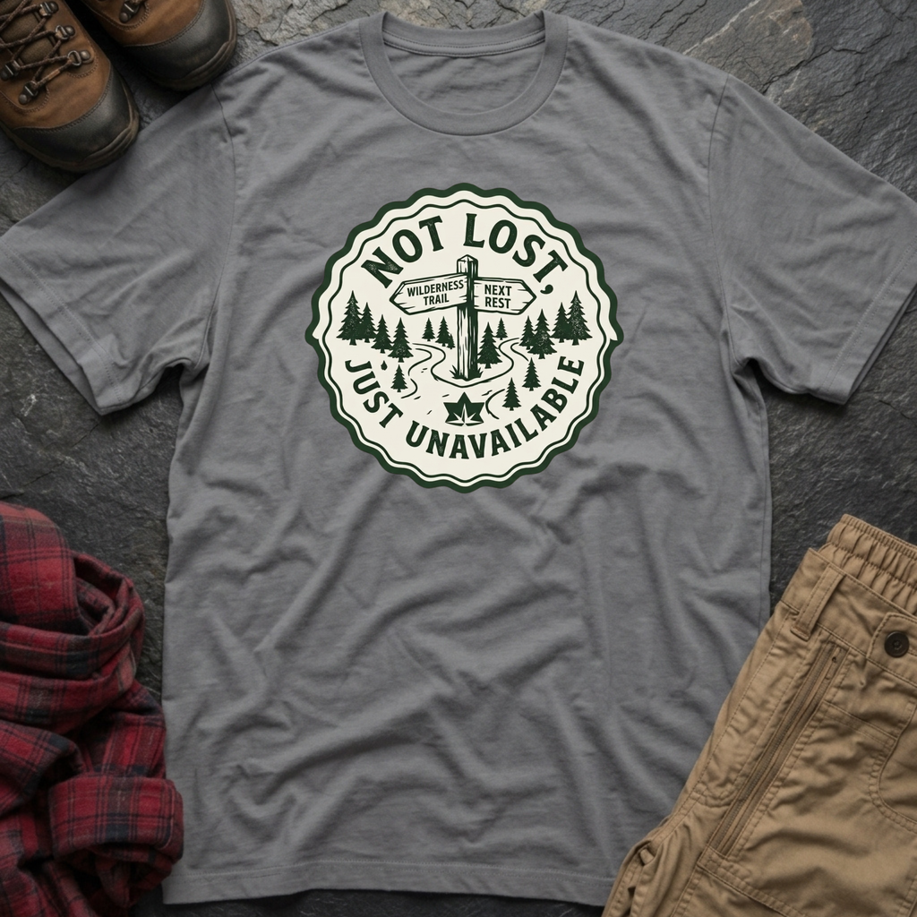 Not Lost Just Unavailable T-Shirt