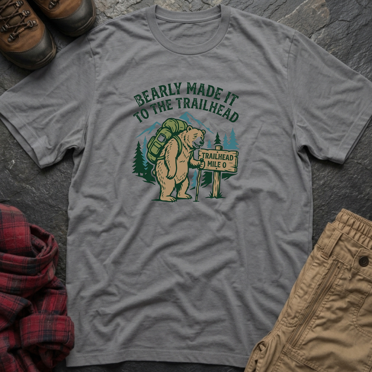 Bearly Made It To The Trailhead T-Shirt