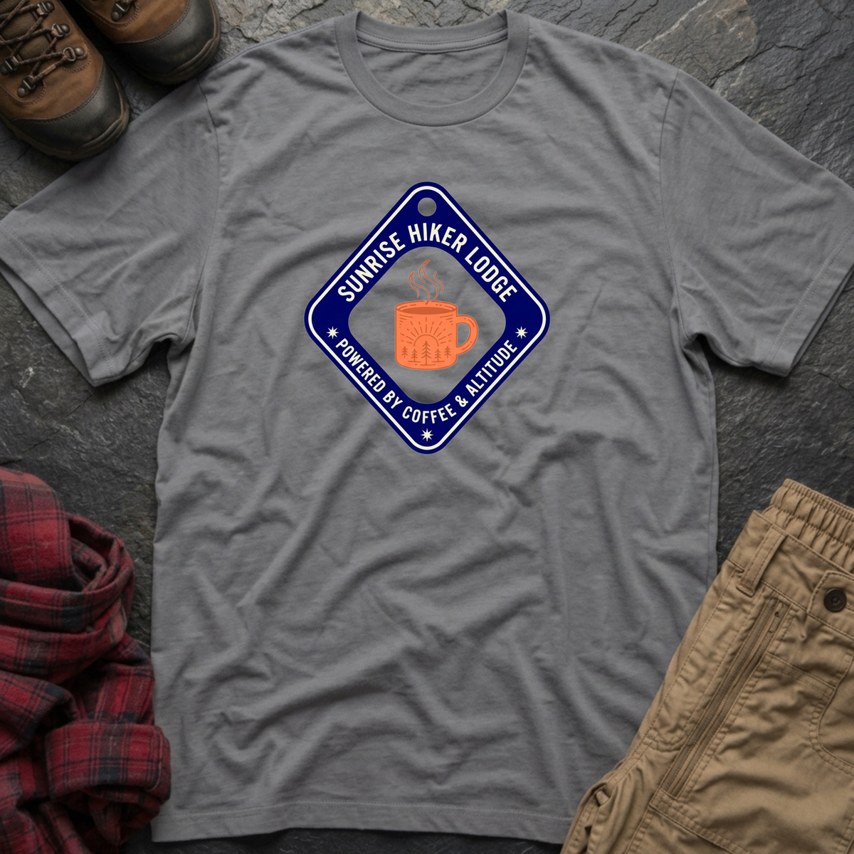 Sunrise Hiker Lodge T-Shirt